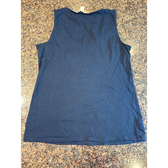 Banana Republic Blue Tank with Rose Gold and Blue Sequins Size XS - Picture 2 of 6